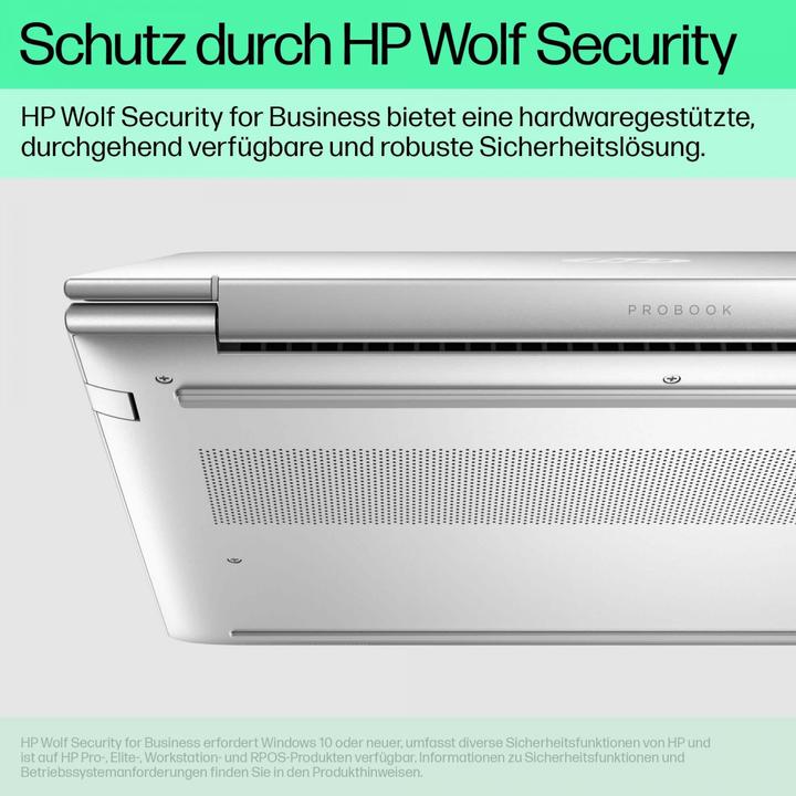 Actual product image HP ProBook 440 G11, Intel Core Ultra 7, 35.6 cm (14"), 1920 x 1200 pixels, 16 GB, 512 GB, Windo (14", 16 GB, 512 GB, DE)
