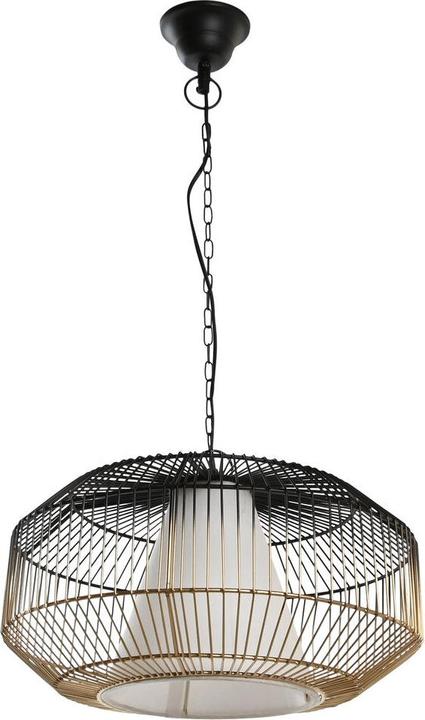 Actual product image DKD Home Decor Ceiling Light 42 x 42 x 23 cm Black Golden Iron 50 W