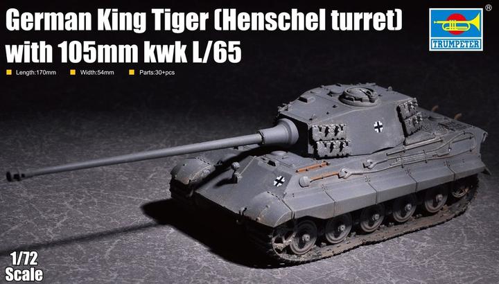 Image du produit Trumpeter German King Tiger(Henschel turret) with 105mm kWh L/65