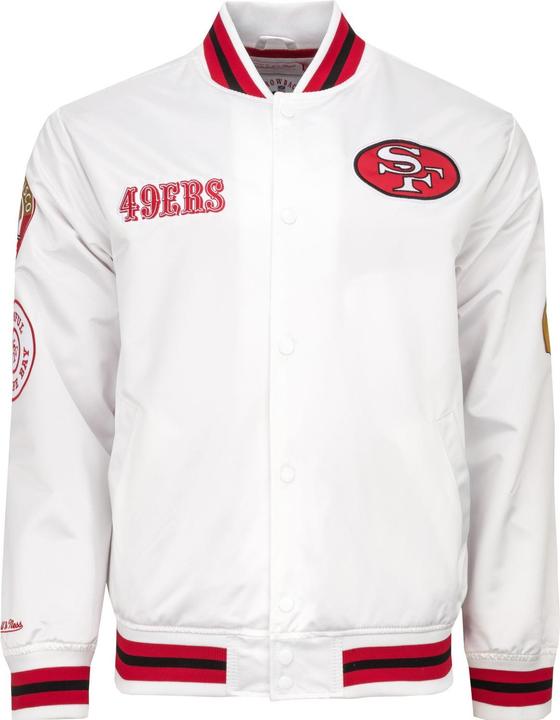 Actual product image Mitchell & Ness City Lightweight Satin Jacket San Francisco 49ers - M (M)