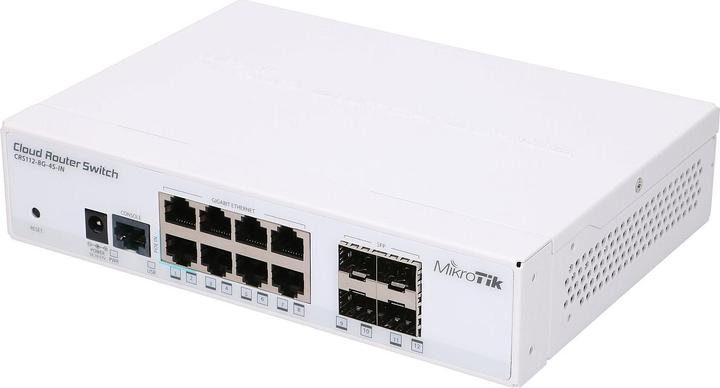 Produktbild MikroTik Switch CRS112-8G-4S-IN 12 Port (12 Ports)