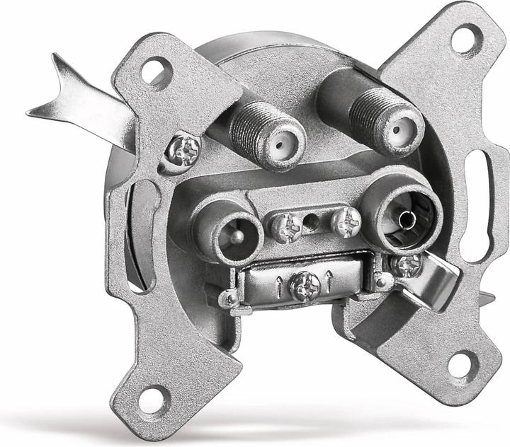 Actual product image Goobay 4-hole antenna stub/end box (Plug socket)