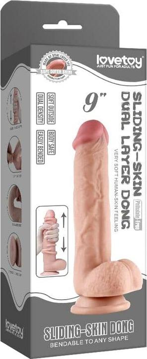 Lovetoy Sliding Skin Dildo