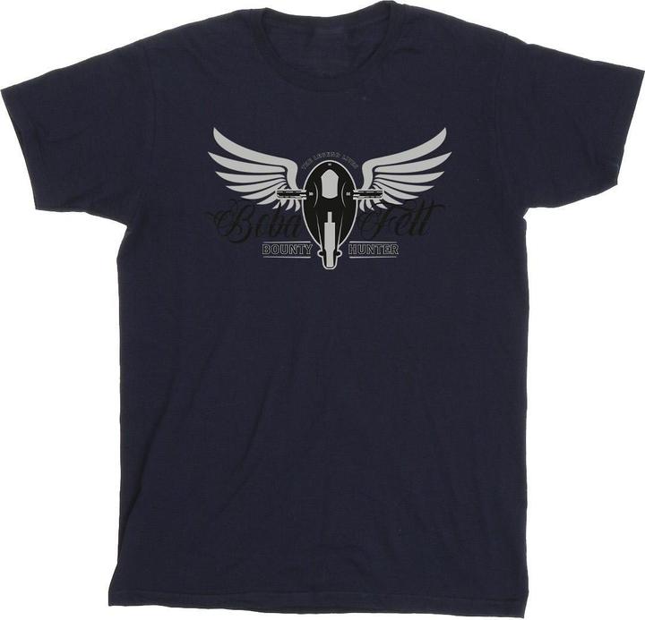 Produktbild Star Wars The Book Of Boba Fett Legend Lives Ship Crest TShirt (M)