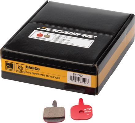 Immagine prodotto Jagwire BWD3001 Pastiglie semi-metalliche per freni a disco, Officina (25 paia), Tektro (IO) (Semimetallico)