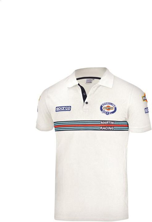 Sparco Martini Racing Polo Shirt Replica Patches