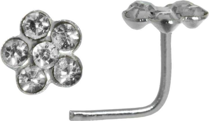 Bijouteria Nasenpiercing (Kristall, Silber 925)