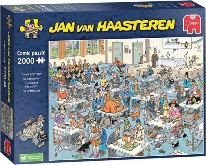 Actual product image Jumbo Jan van Haasteren, Kattenshow -palapeli, 2000 palaa (2000 pieces)