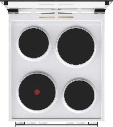 Produktbild Gorenje GE5 A22 WH ws Standherd A 50cm 4Kochplatten 70L 6Heizarten