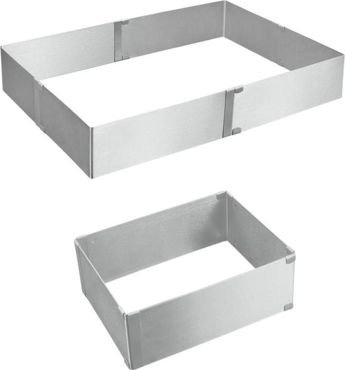 Actual product image Metaltex 257716010 Rectangular cake frame