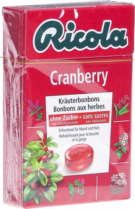 Produktbild Ricola Cranberry Bonbons oZ m Stevia Box 50 g (1 Stk., 50 g)