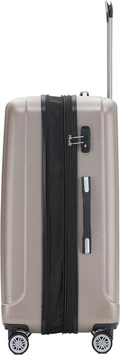 Image du produit Beibye TSA Lock 2080 Travel Case Champagne Set (115 l, M (50 - 90l), L (90 - 115l), XL (à partir de 115l))