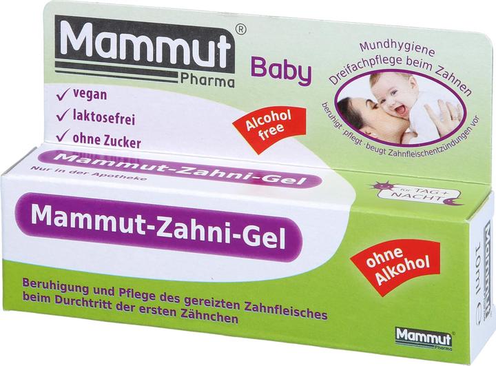Produktbild Mammut Zahni-Gel Baby Dreifachpflege beim Zahnen, 10 ml Gel (1 x, 10 ml)
