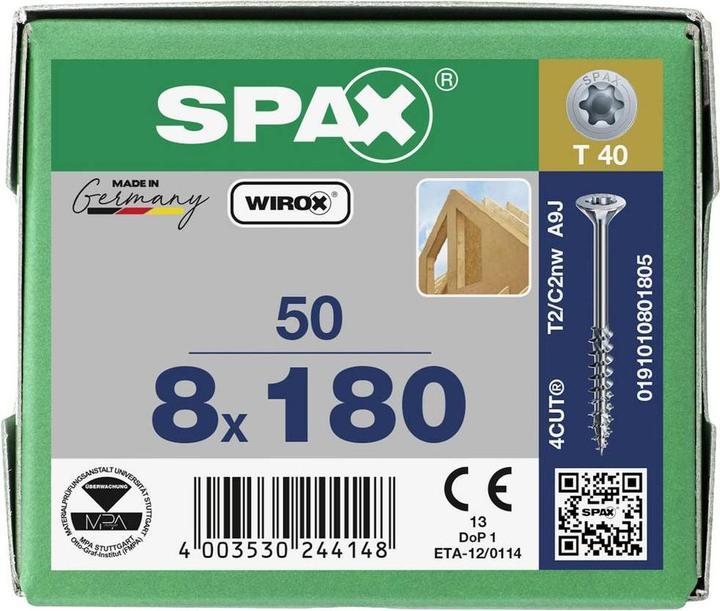 Productafbeelding Spax Houtbouwschroeven (50 Schroeven per stuk)