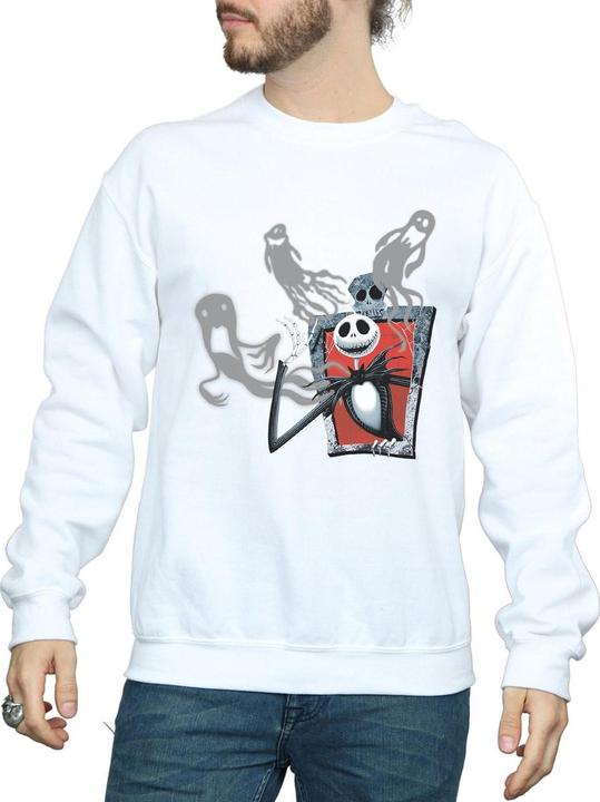 Actual product image Disney Mens Nightmare Before Christmas Ghosts Of Jack Sweatshirt (XL)