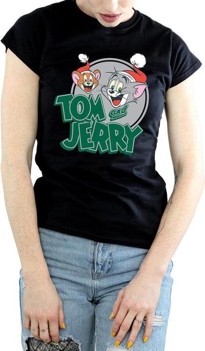 Immagine prodotto Tom & Jerry Christmas Greetings Maglietta Donna (M)