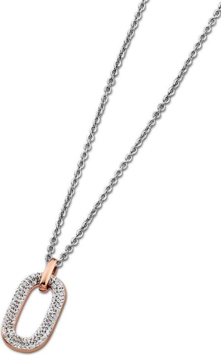 Image du produit Lotus Style s Collier en acier inoxydable Pendentif or rose zircon LS1786-1/2 (Acier inoxydable)