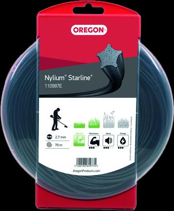 Produktbild Oregon Faden Nylium Starline 2.7 mm x 70 m (Rasentrimmer, Gartenmaschinen Ersatzteile)