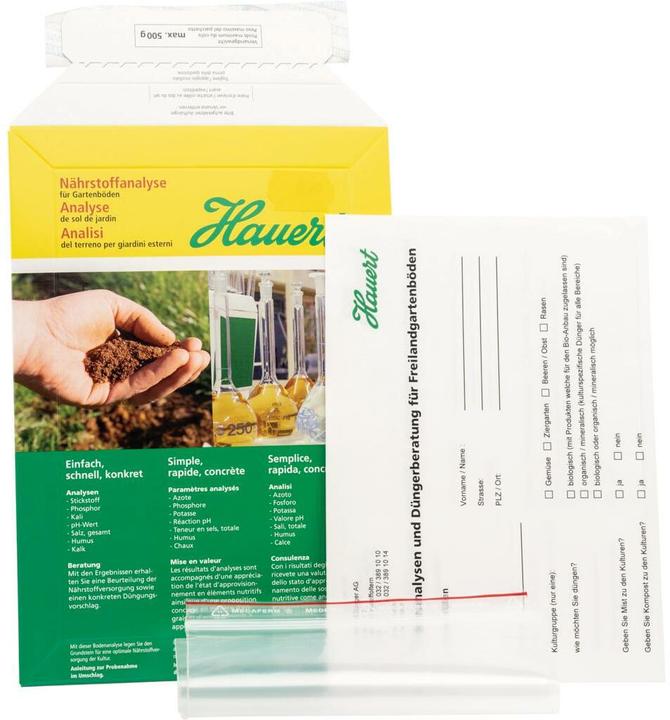 Produktbild Hauert Nährstoff-Analyse-Set (0.06 kg)