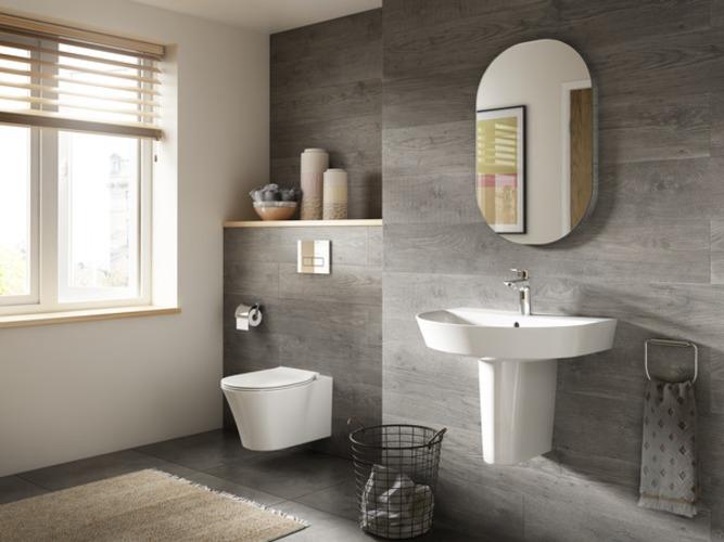Actual product image Ideal Standard Half column Connect Air to washbasin wei E030901 (280 mm, 180 mm)