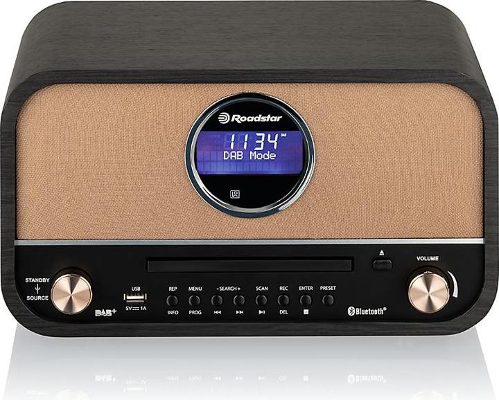 Produktbild Roadstar Retro-Radios sind USB (DAB+, FM, Bluetooth)