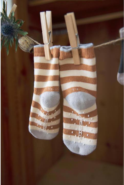Image du produit Lässig Lot de 3 chaussettes Bleu clair Caramel Gr. 23 - 26 (Lot de 3, 23 - 26)