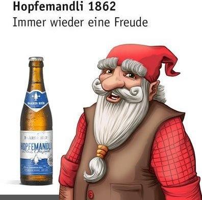 Brauerei Baar Baarer Hopfemandli 1862 Original Kiste / (24 x 33 cl)
