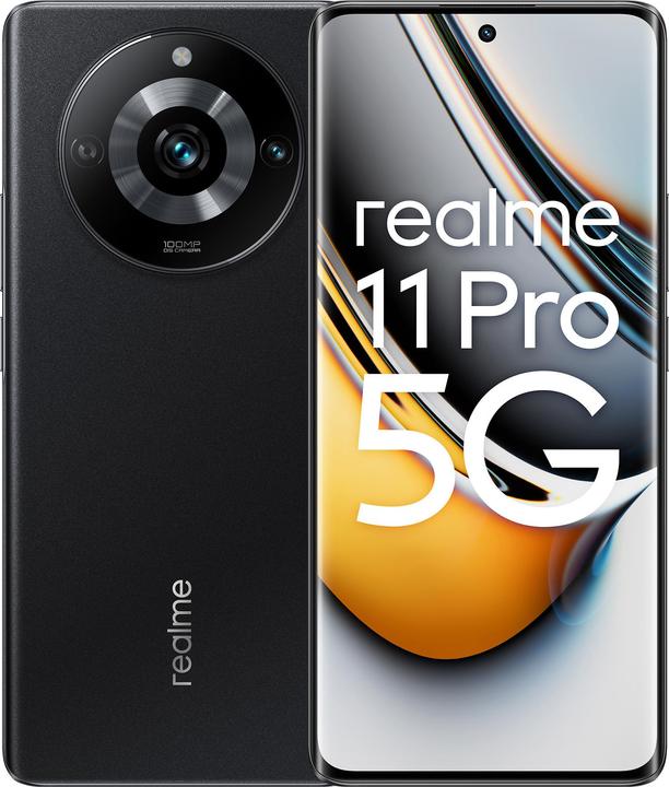 Actual product image realme 11 Pro (128 GB, Astral Black, 6.70", Dual SIM, 100 Mpx, 5G)