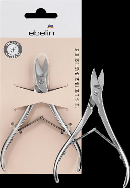 Actual product image dm ebelin Foot and fingernail scissors