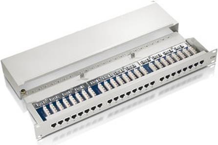 Produktbild equip 19" Patchpanel: 16 Port, 1HE, grau