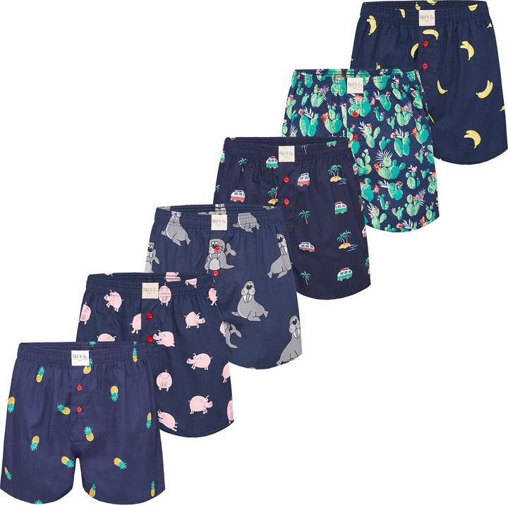 Phil & Co. Berlin Boxer Prints (XL, 6er Pack)