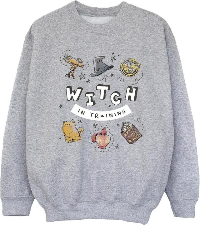 Actual product image Girls Witch In Training Sweatshirt (116)