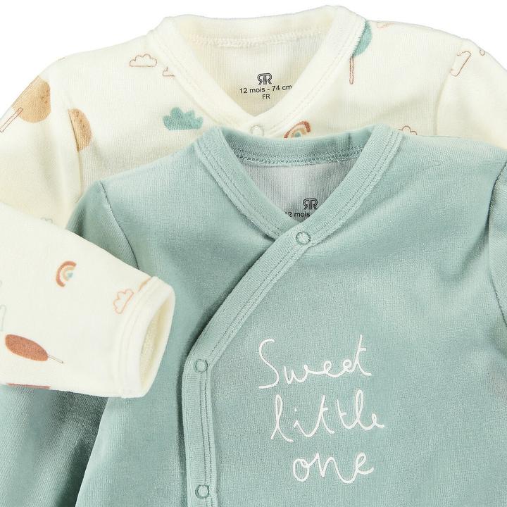 Actual product image La Redoute Collections Velvet romper suit (86)