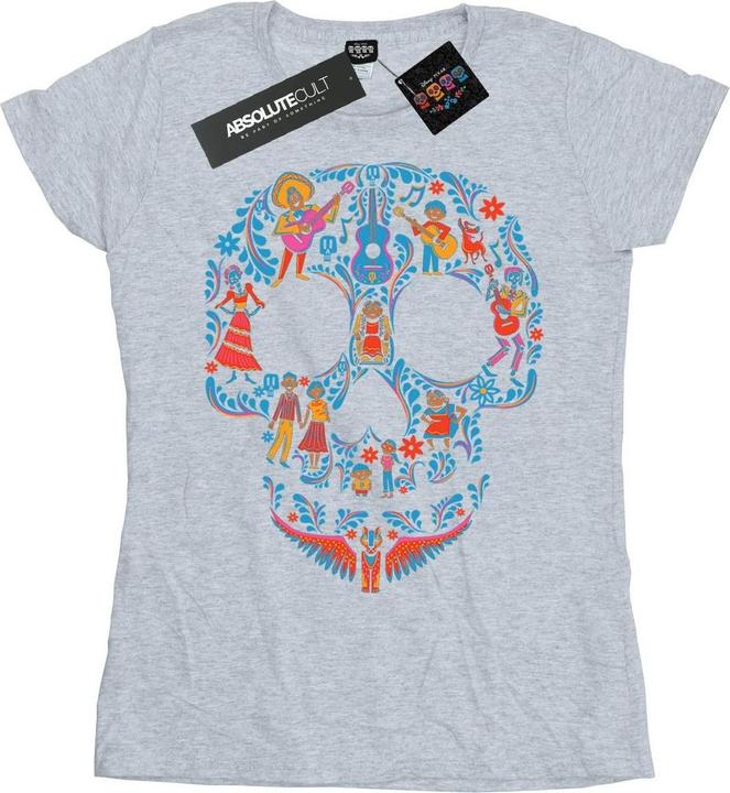 Actual product image La Maison du Coco Womens/Ladies Skull Cotton T-Shirt (S)