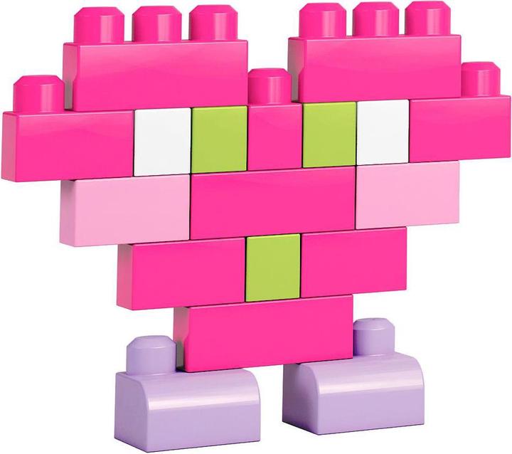 Immagine prodotto Mega Bloks Sacca Eco 80 Blocchi First Builders Rosa