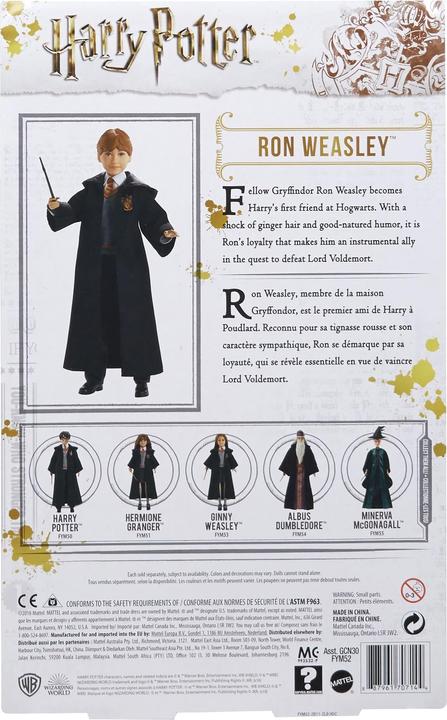 Produktbild Die Kammer des Schreckens Ron Weasley Puppe