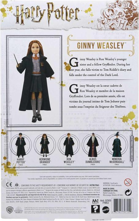 Produktbild Die Kammer des Schreckens Ginny Weasley Puppe