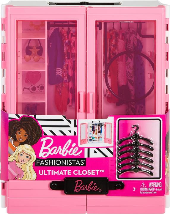 Image du produit Barbie Le Dressing de Rêve de (poupée non incluse) - Mobilier pour Poupée Mannequin - 3 ans et +
