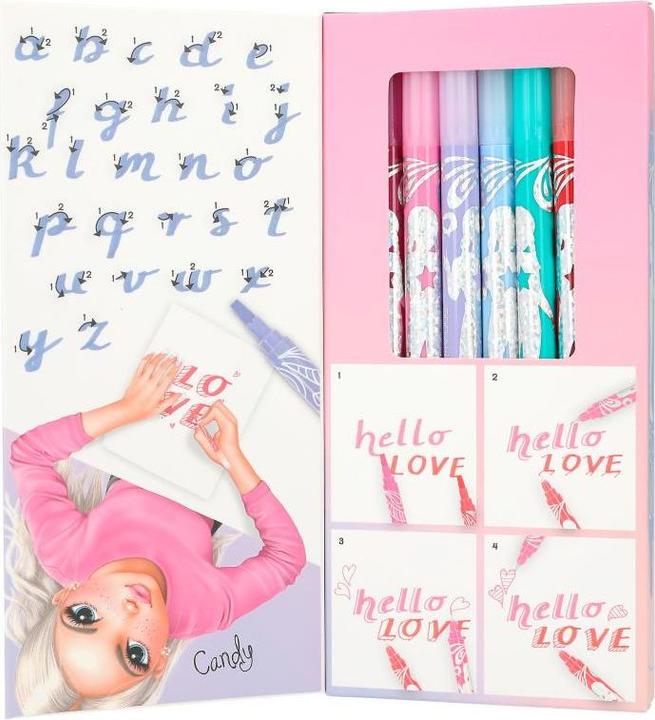 Actual product image Top Model Calligraphy and fineliner set (Multicoloured, 8 x)