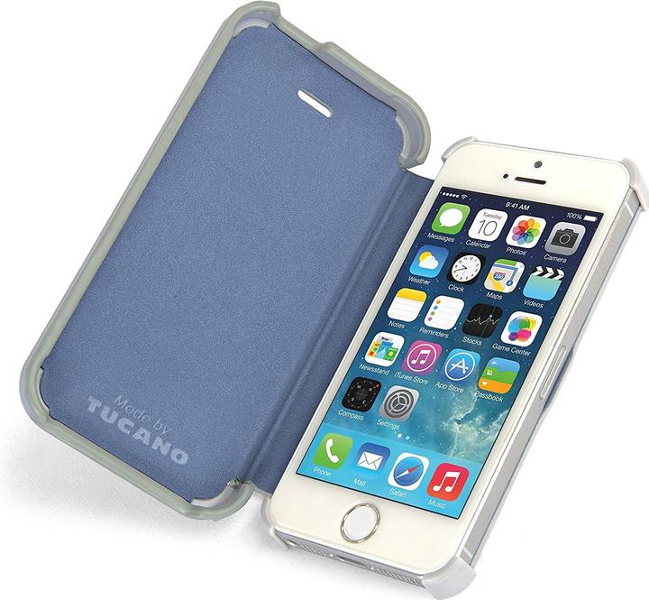 Image du produit Tucano Ancilia Étui pour iPhone 5/5S/SE Argent (Apple iPhone 5, Apple iPhone 5s)