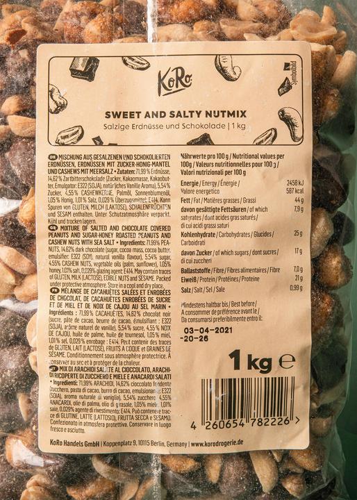 Image du produit KoRo Nutmix "Sweet and Salty" 1 kg (1000 g)