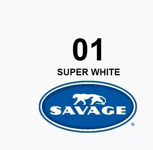 Image du produit Savage Papier de fond 2.18 x 11 m Super White (218 cm, 1100 cm)