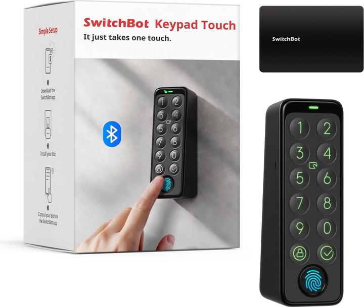 Immagine prodotto SwitchBot Keypad Touch (Scheda chiave, Combinazione numerica meccanica)
