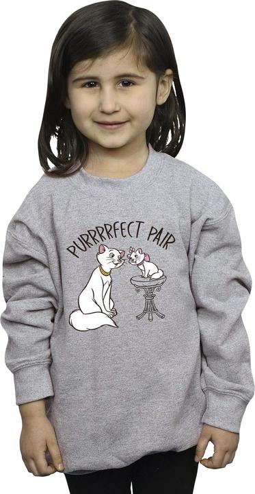 Actual product image Disney Girls The Aristocats Purrfect Pair Sweatshirt (128)