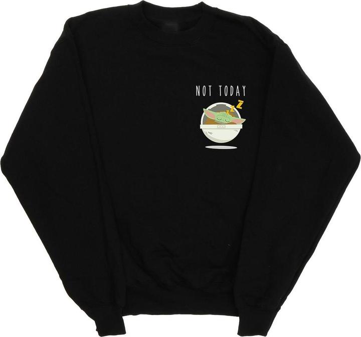 Produktbild Star Wars The Mandalorian Not Today Faux Pocket Sweatshirt (S)