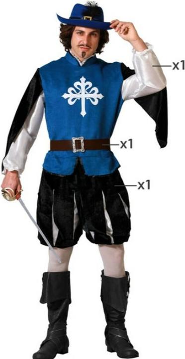 Image du produit Carnival Toys Déguisement Mousquetaire (S)