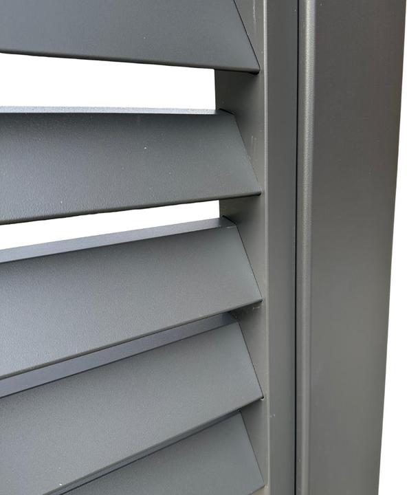 Produktbild Ventaris Lamellenwand horizontal 1.23m Polarweiss (6 cm, 123 cm)