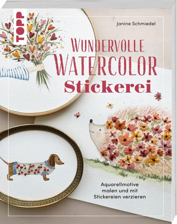 Immagine prodotto Topp Buch "Wundervolle Watercolor Stickerei"