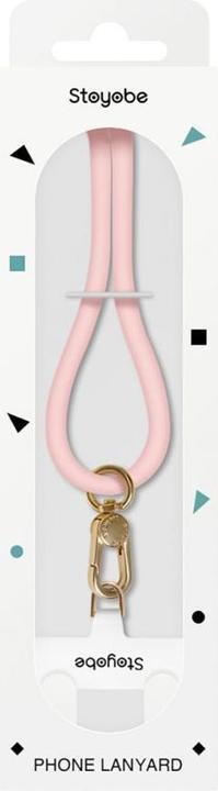 Image du produit Stoyobe Lanière en silicone pour téléphone - Rose