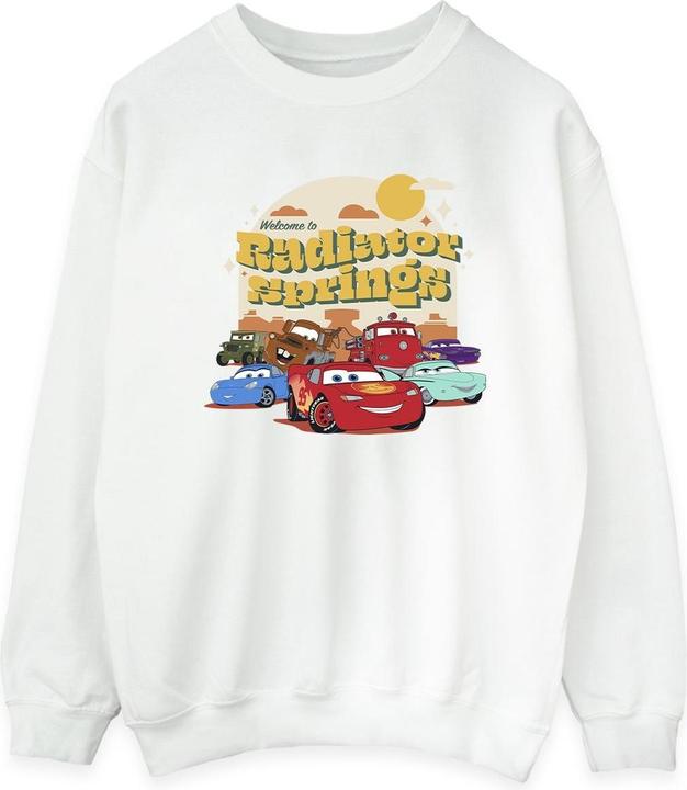 Actual product image Disney Womens/Ladies Cars Radiator Springs Group Sweatshirt (L)